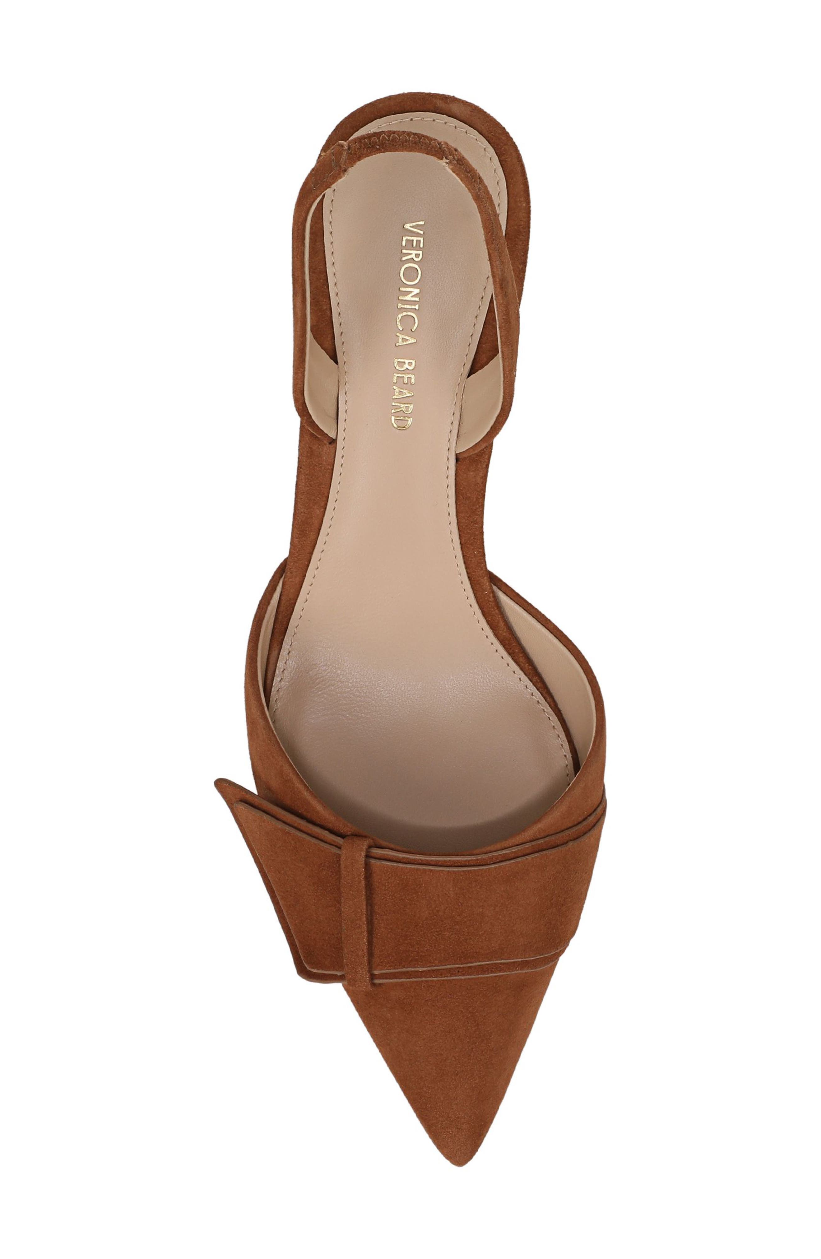 Veronica Beard Lisbeth Slingback Pointed Toe Pump, Alternate, color, Hazelwood