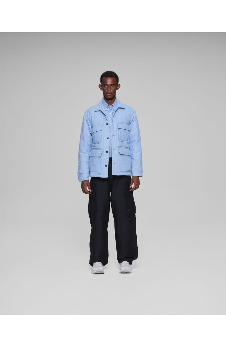 vowels Cashmere Primaloft Chore Jacket, Alternate, color, Light Blue