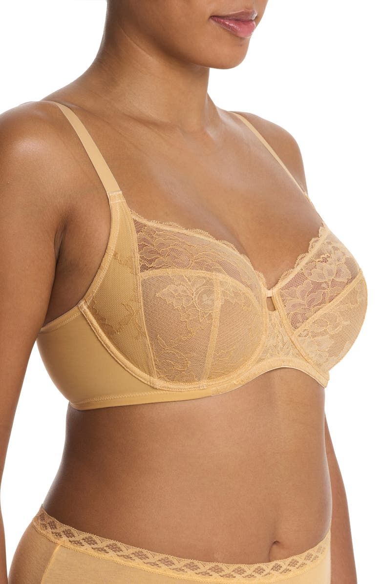 Natori Statement Underwire Bra, Alternate, color, Golden