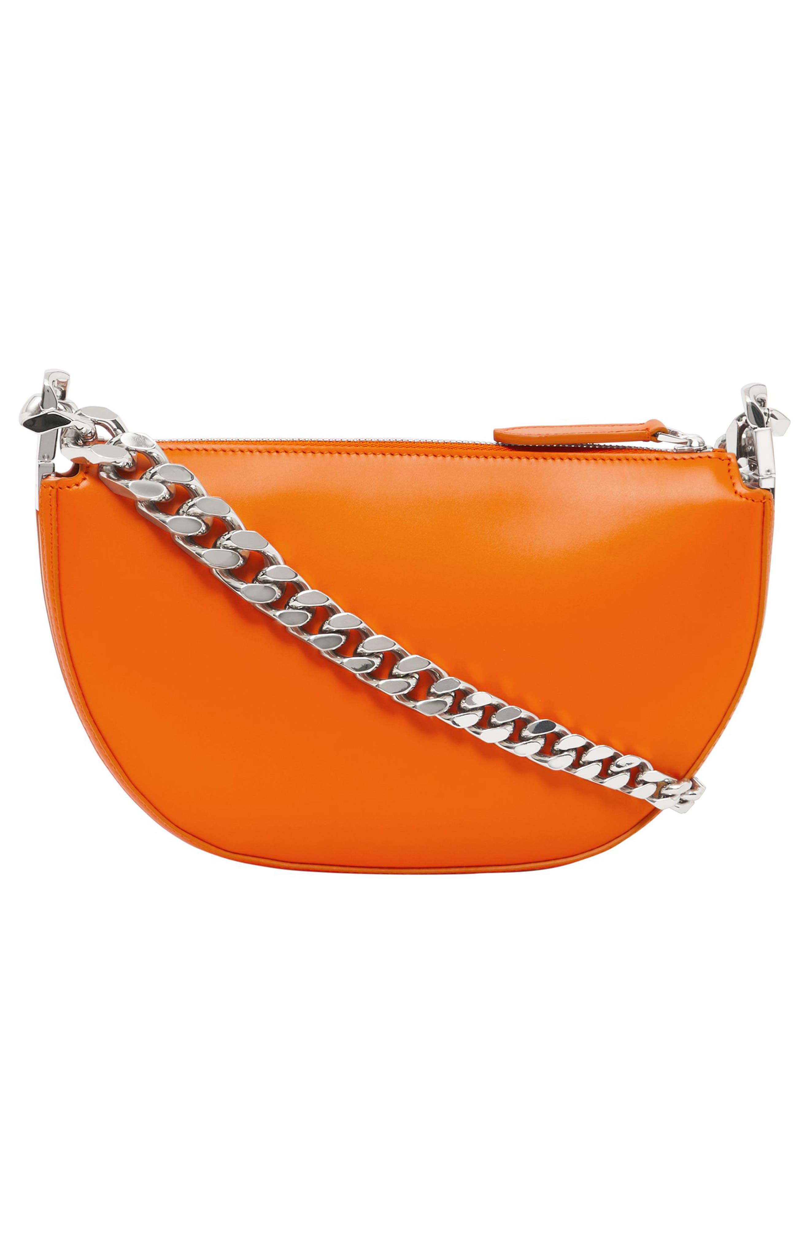 Burberry Mini Olympia Leather Shoulder Bag, Alternate, color, 