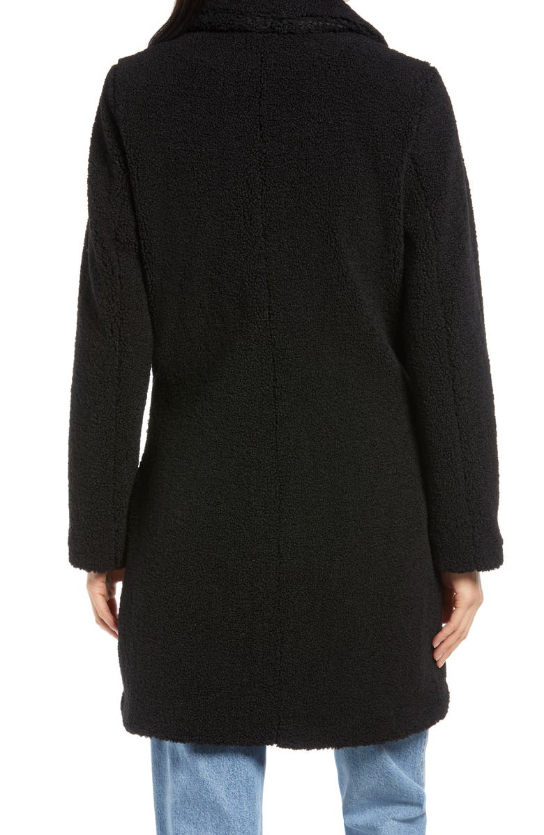 French Connection Faux Fur Teddy Coat, Alternate, color,