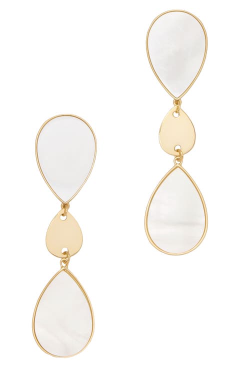 Kari Mother-of-Pearl Drop Earrings
