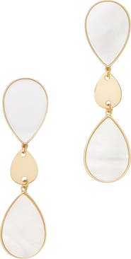 Ramy Brook Kari Mother-of-Pearl Drop Earrings