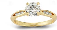 GLAZE JEWELRY Round Moissanite Ring