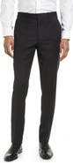 JB Britches Flat Front Stretch Wool Trousers