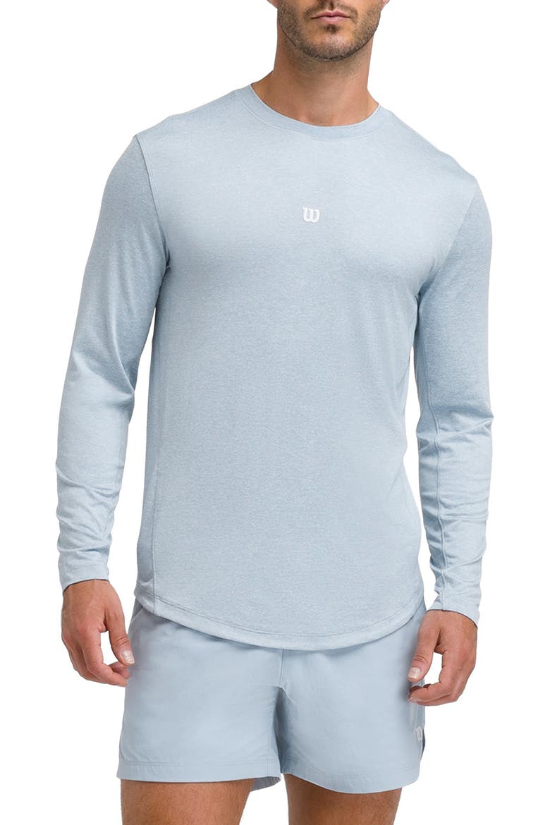 Everyday Performance Long Sleeve T-Shirt, Main, color, BLUE FOG