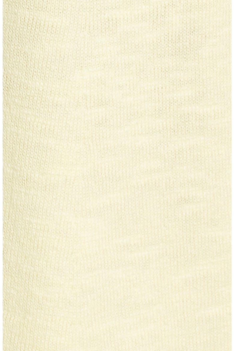 Organic Linen & Cotton Elbow Sleeve Straight Cardigan, Alternate, color, DAISY