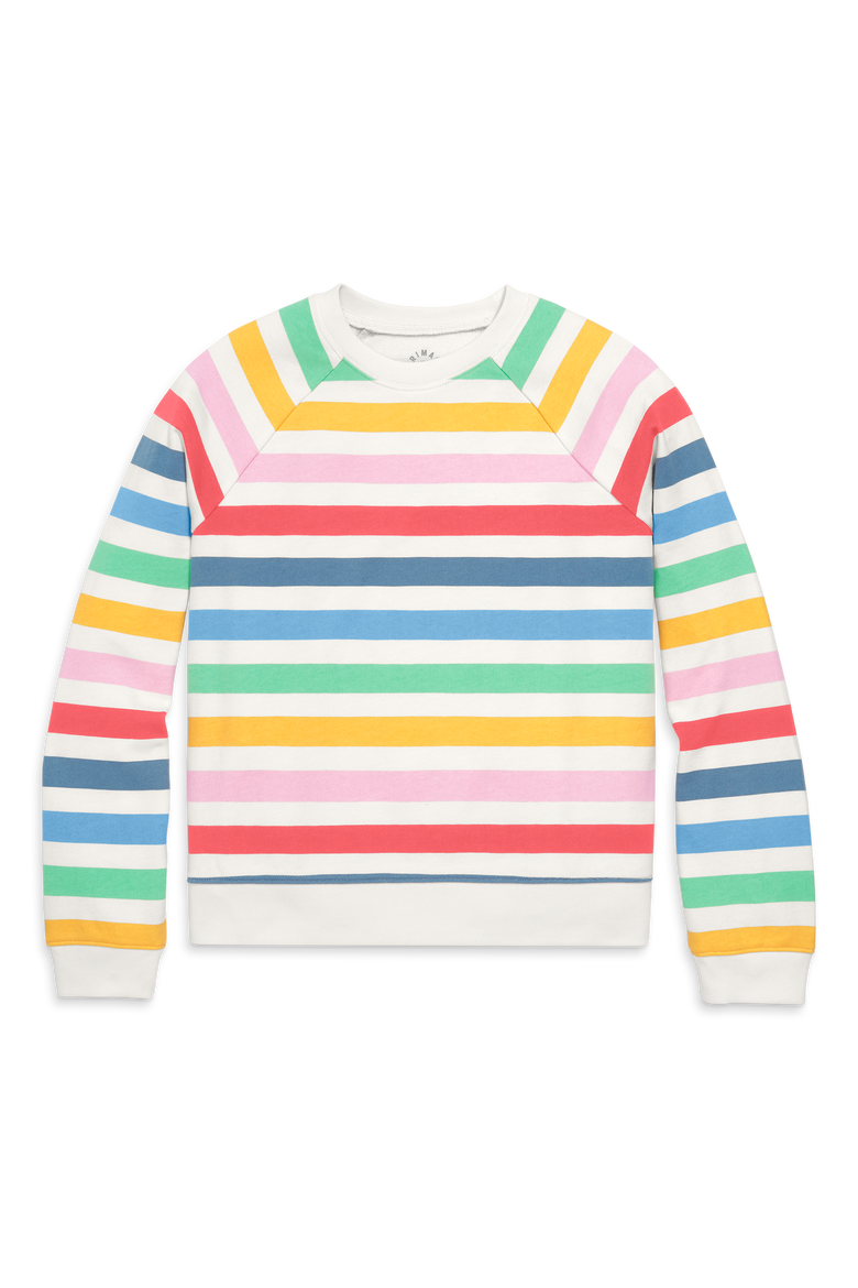 Women's Fit 24/7 Sweatshirt In Stripe, Main, color, Ivory Candy Stripe