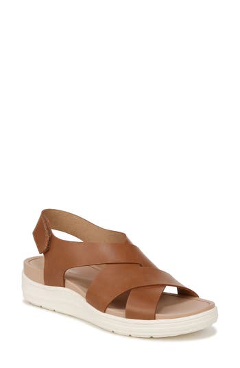 Dr. Scholl's Women's Time Off Sea Slingbacks In Honey