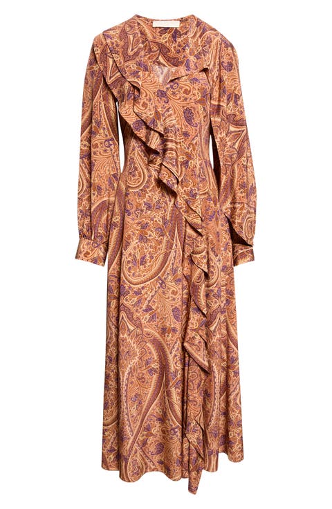 Sabrina Silk Midi Dress