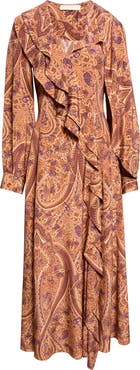 Ulla Johnson Sabrina Silk Midi Dress