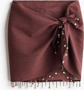 H&M Beaded Cotton Sarong