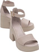 Forever & Always Shoes Margot Leather Platform Sandal