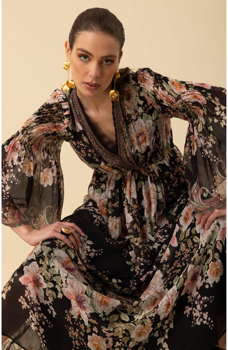 Hale Bob Alanna Chiffon Maxi Dress, Alternate, color, 