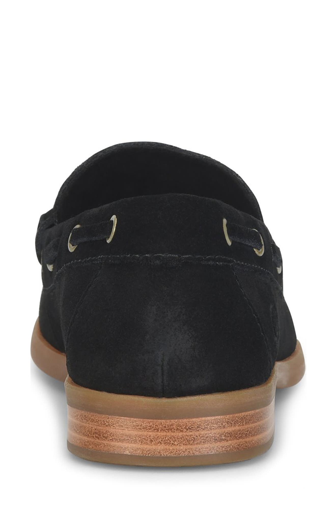 Børn Callie Boat Shoe, Alternate, color, Black Suede