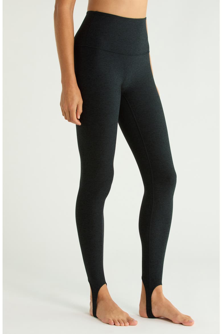 Spacedye High Waist Stirrup Leggings, Alternate, color, DARKEST NIGHT