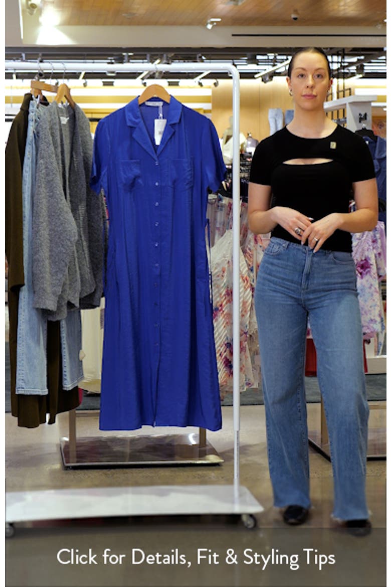 Short Sleeve Pocket Shirtdress video