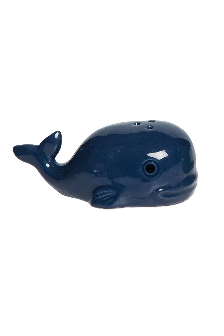 Blue Whales 2-Piece Ceramic Salt & Pepper Shaker Set, Alternate, color, Blue