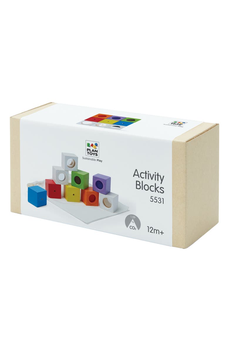 PlanToys<sup>®</sup> Activity Blocks Playset, Alternate, color, Assorted