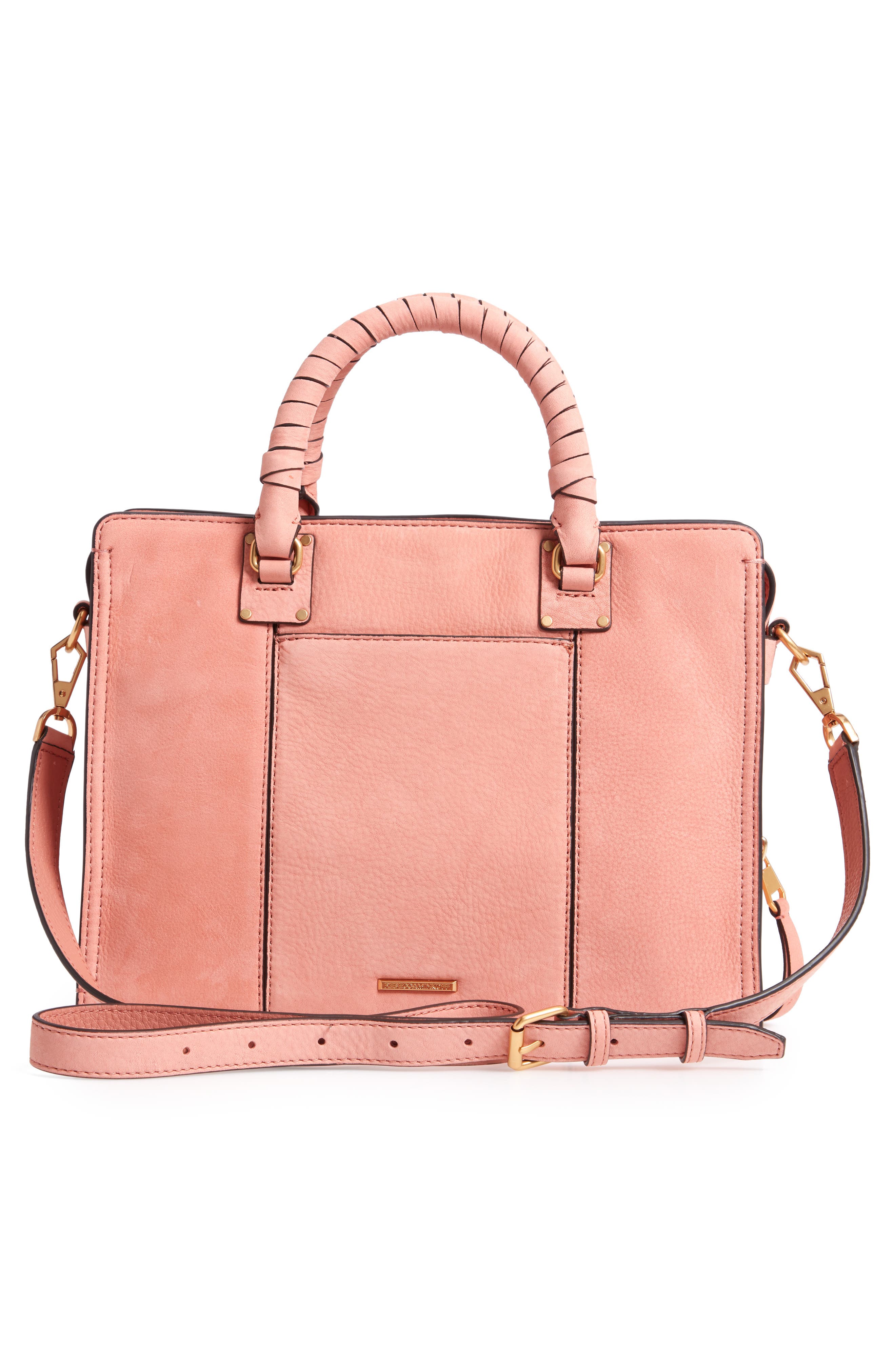 Rebecca Minkoff Medium Bree Leather Satchel, Alternate, color, 