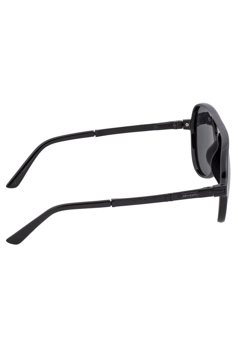 Spencer Polarized Sunglasses, Alternate, color, Gloss Black/Black
