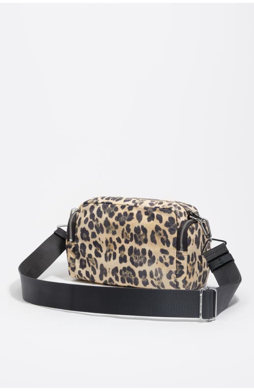 Bimba Y Lola Nylon Crossbody Bag In Animal Print