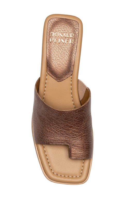 Donald Pliner Cascade Mule Sandal In Tobacco