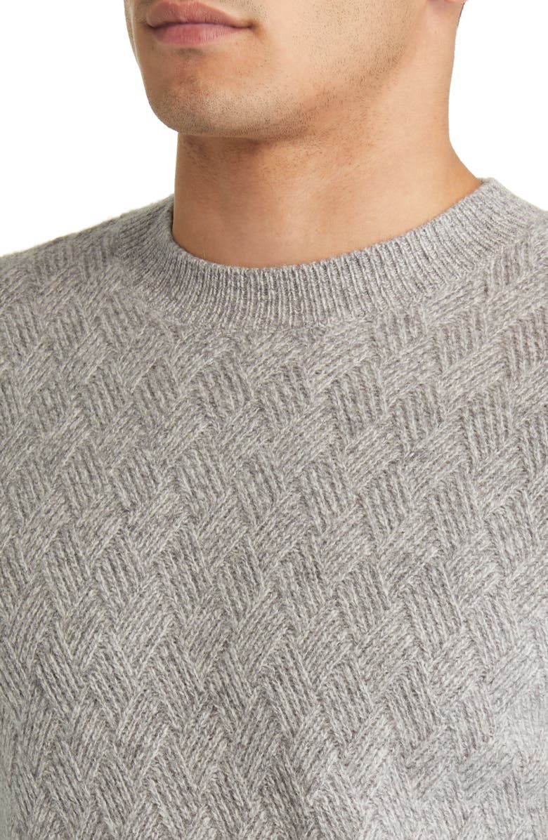 Brax Rick Lambswool Blend Crewneck Sweater, Alternate, color, 