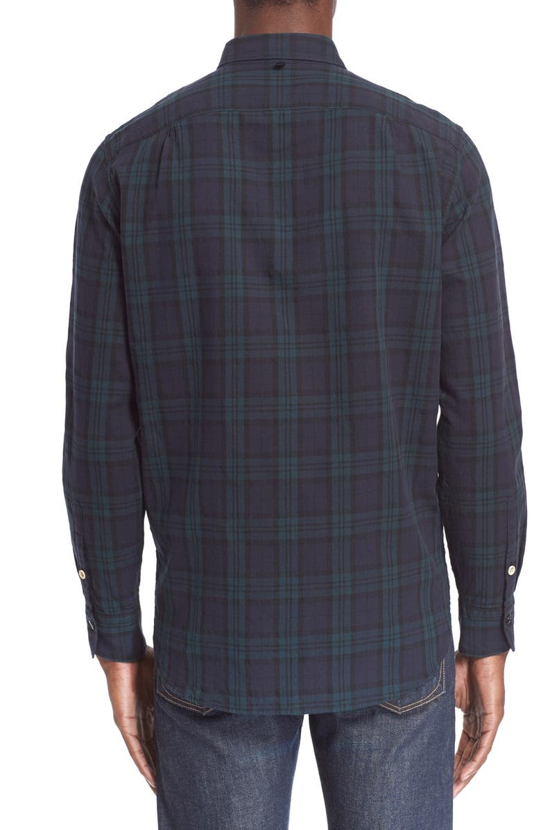 rag & bone 'Tartan Beach' Trim Fit Plaid Shirt, Alternate, color, 