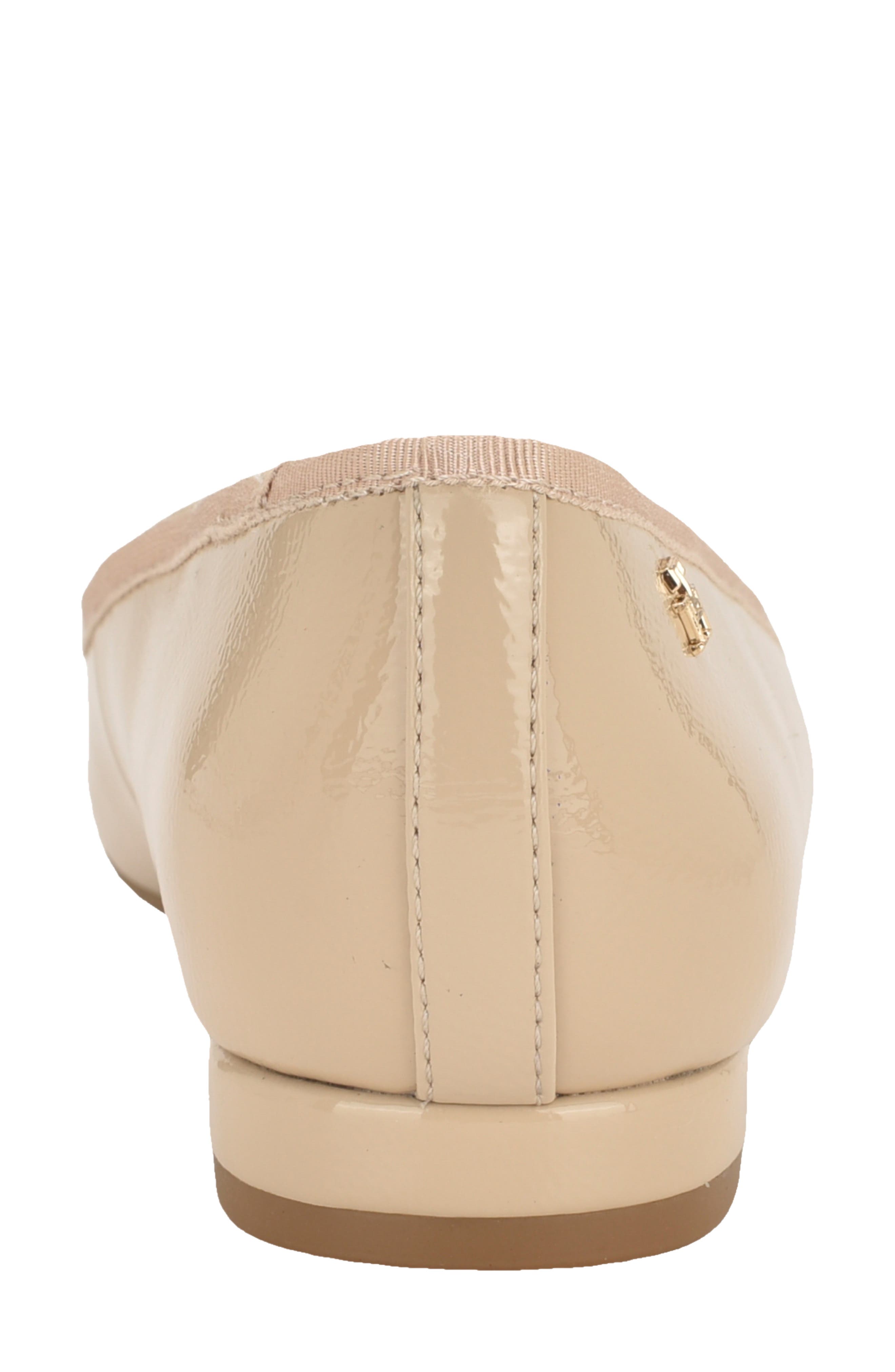 Tommy Hilfiger Kimio Pointed Toe Flat, Alternate, color, Light Natural