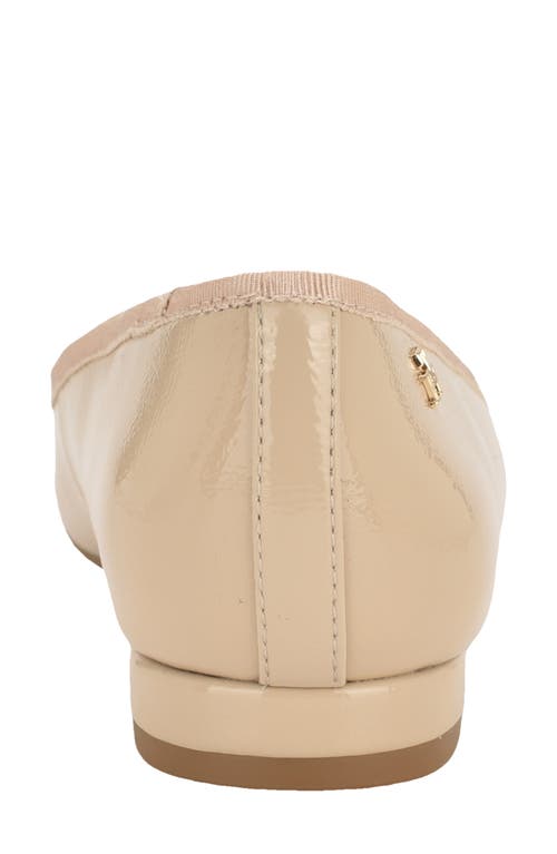 Tommy Hilfiger Kimio Pointed Toe Flat In Neutral