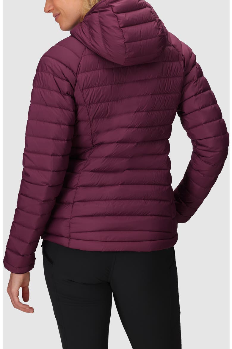 Transcendent Water Resistant 800 Fill Power Down Jacket, Alternate, color, WINTERBERRY