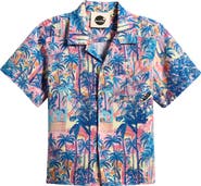 Boardies Kids' Havana Tropical Print Camp Shirt