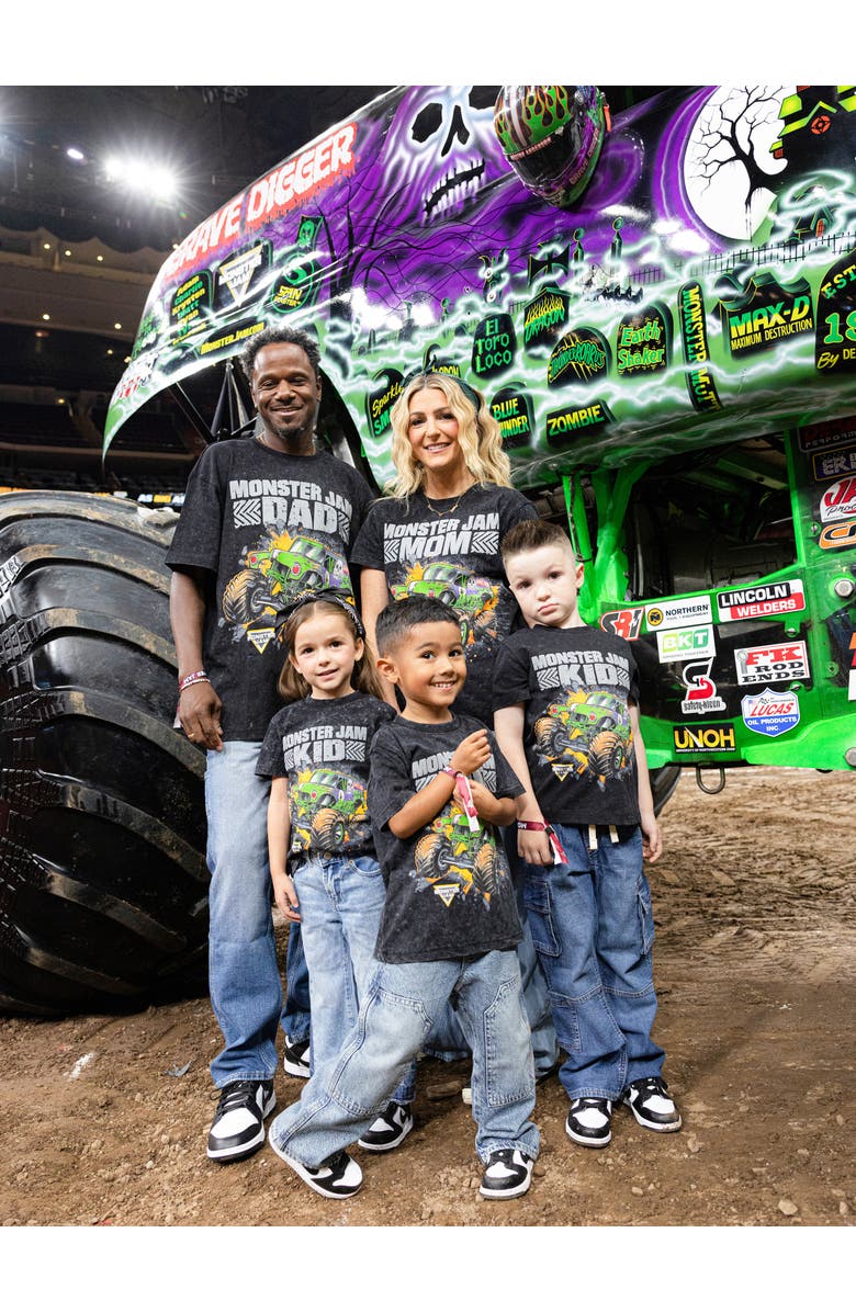Monster Jam Grave Digger Short Sleeve Tee, Alternate, color, Grave Digger Dad Black
