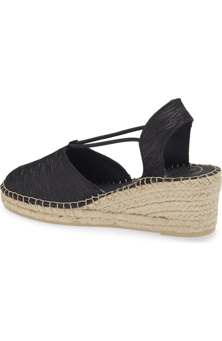 Toni Pons Telma Espadrille Wedge, Alternate, color, Negre