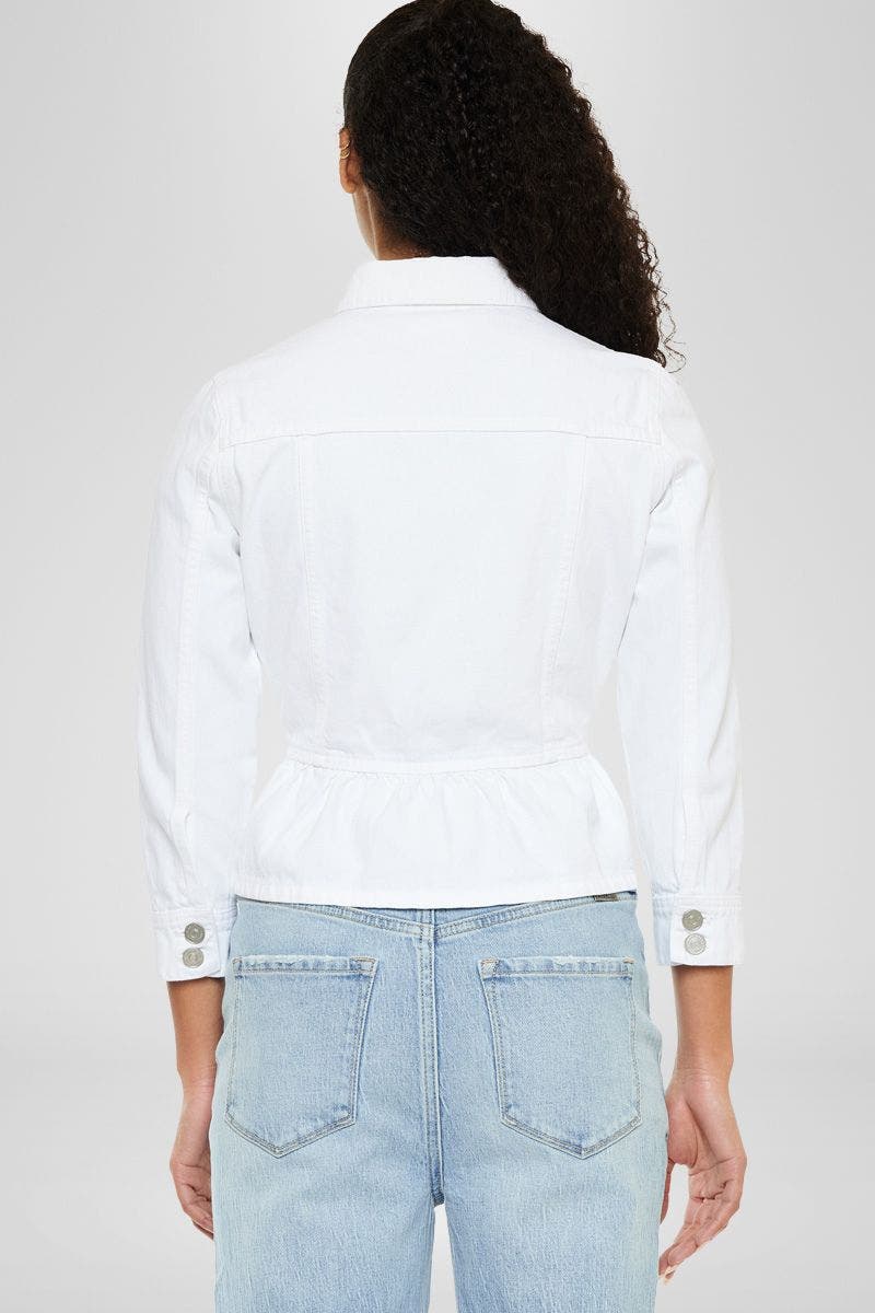 Marilou Peplum Denim Jacket - image 2