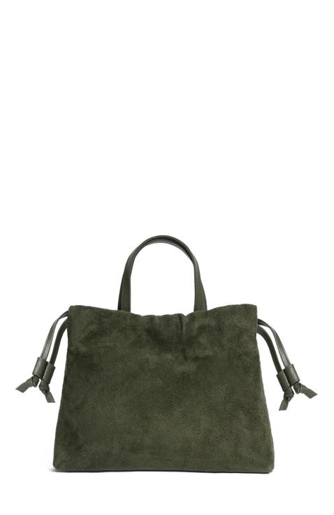 Mini Asisi Convertible Suede Crossbody
