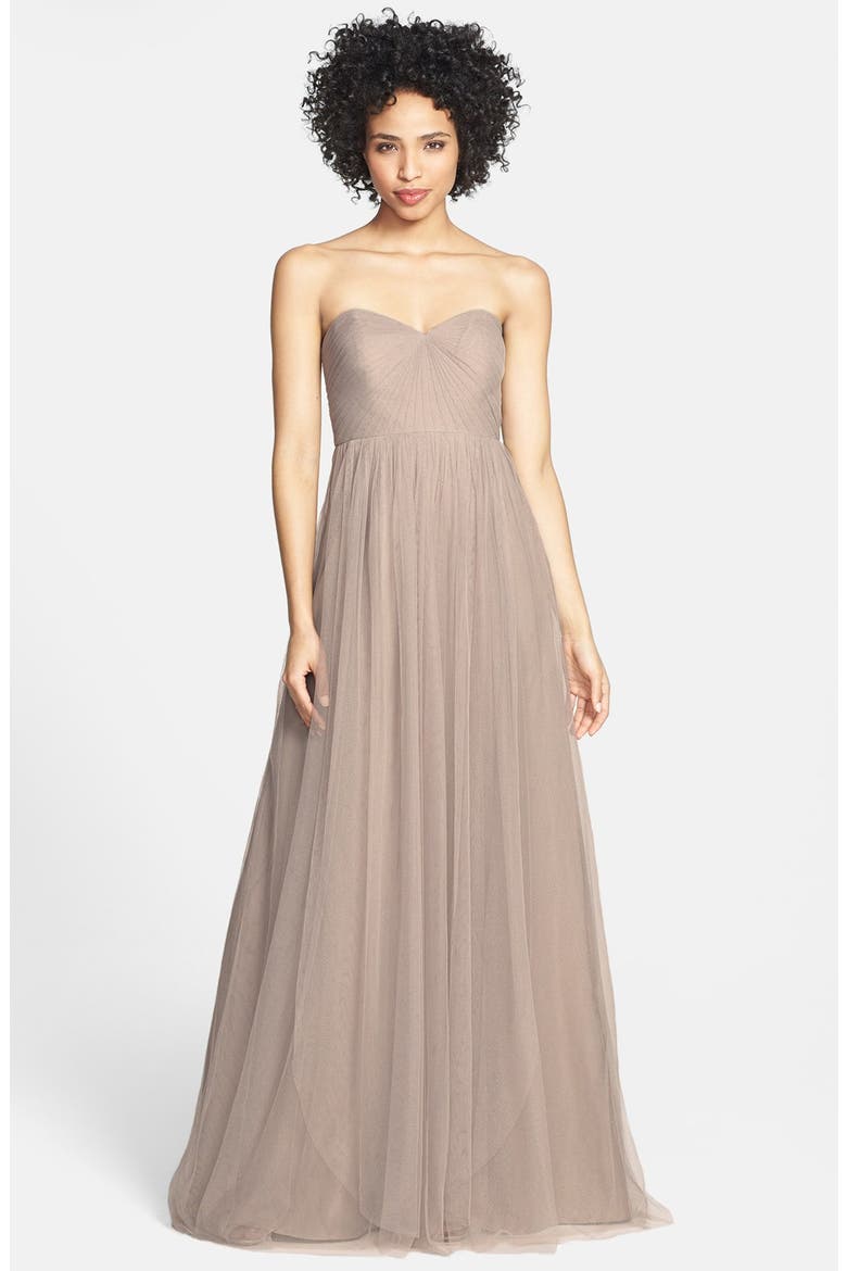 jenny yoo annabelle bridesmaid dress Convertible Tulle Column (Women) The floor length gathered category: bottoms Poupette St Barth Carla Size:L - 10