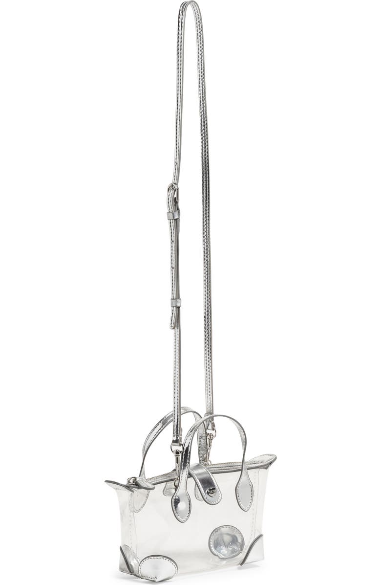 Stoney Clover Lane Clear Crossbody Bag, Alternate, color, Silver Metallic