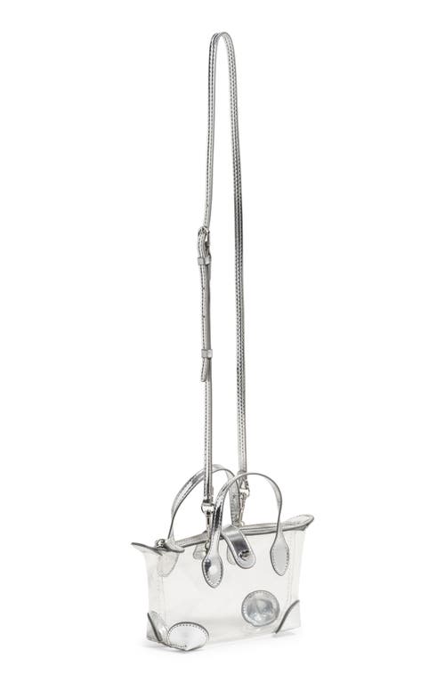 Stoney Clover Lane Clear Crossbody Bag In Silver