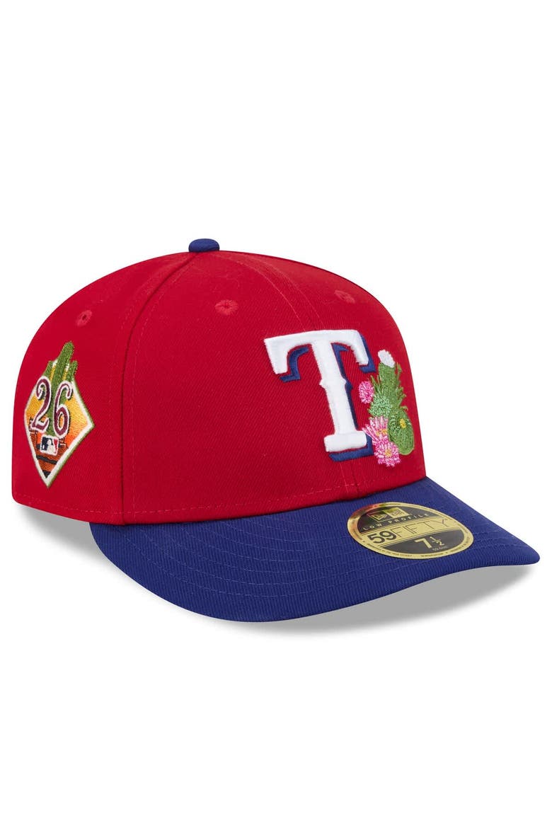 Men's New Era  Red/Royal Texas Rangers 2026 Spring Training Low Profile 59FIFTY Fitted Hat, Main, color, Red