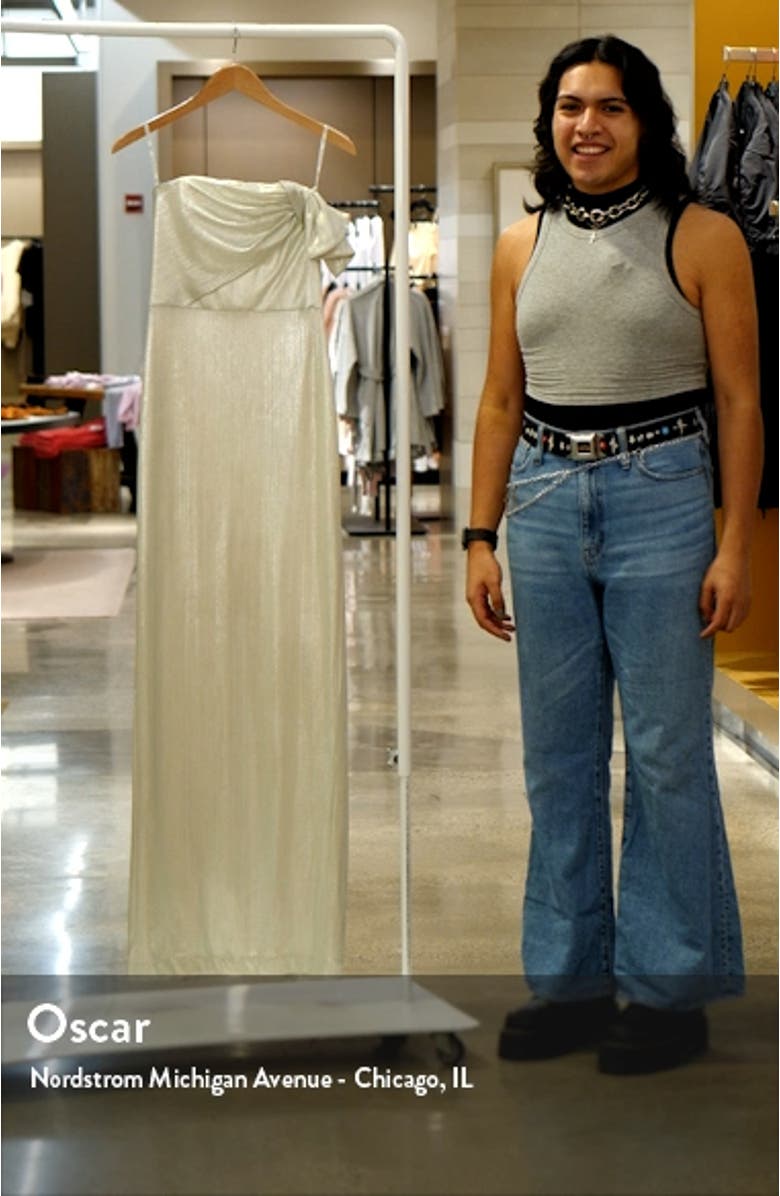 Divina Strapless Column Gown, sales video thumbnail