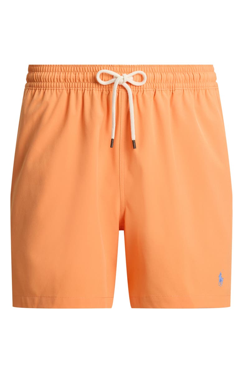 Polo Ralph Lauren Traveler Classic 5.75-Inch Swim Trunks, Alternate, color, Pompano Orange