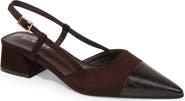 BERNESS Slingback Block Heel Pump