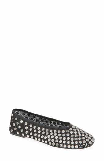 Savoir Studded Mesh Flat