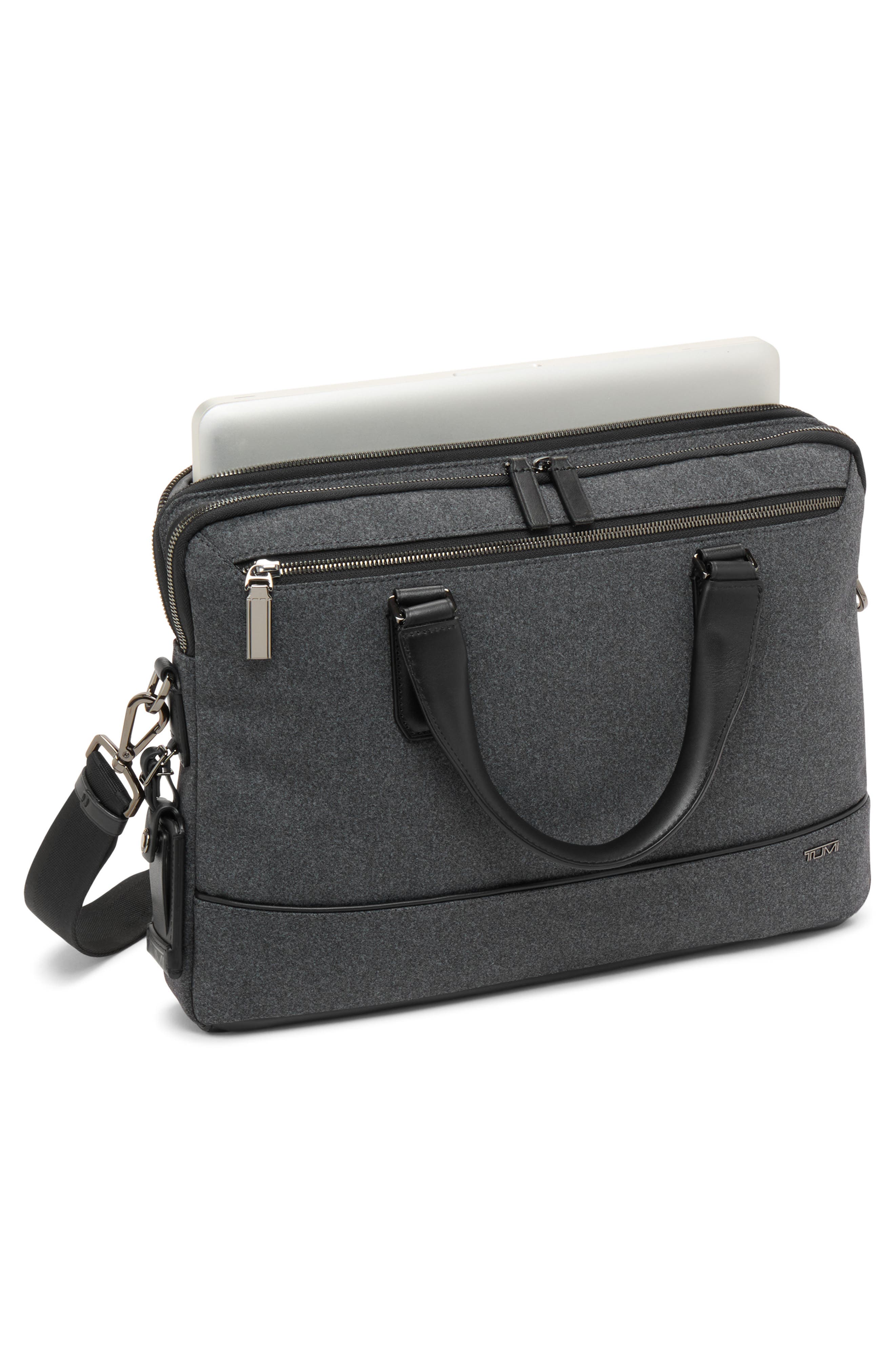 TUMI Sycamore Slim Briefcase, Alternate, color, Dark Charcoal