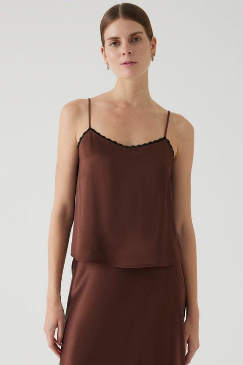 Almera Satin Strap Blouse