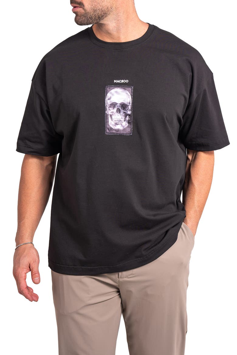 Ascension Maison Appliqué Cotton Graphic T-Shirt, Alternate, color, BLACK