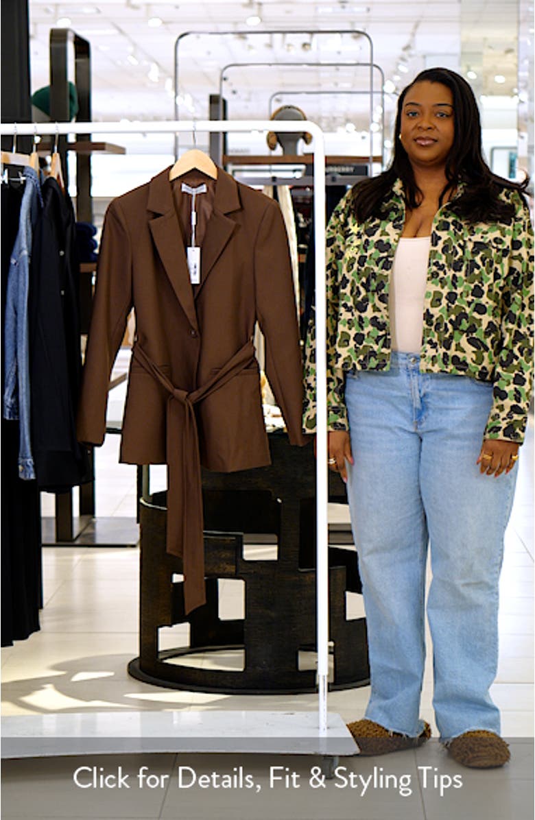 Eliana Tie Waist Blazer, sales video thumbnail