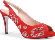 Ron White x The Devil Wears Prada Slingback Peep Toe Pump